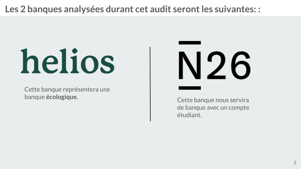 Audit banque en ligne
